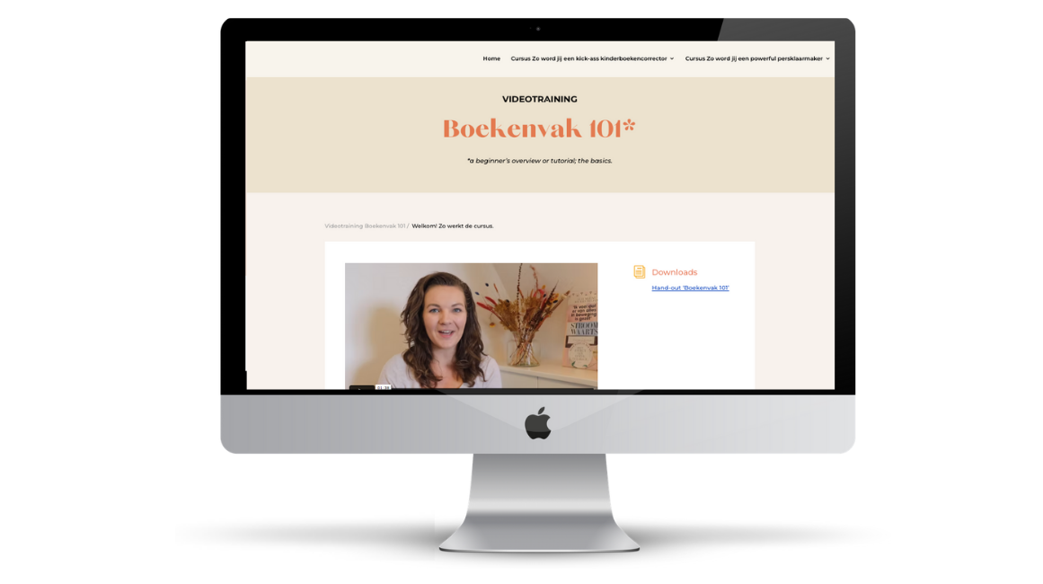inkijkje onlineacademie Boekenvak 101